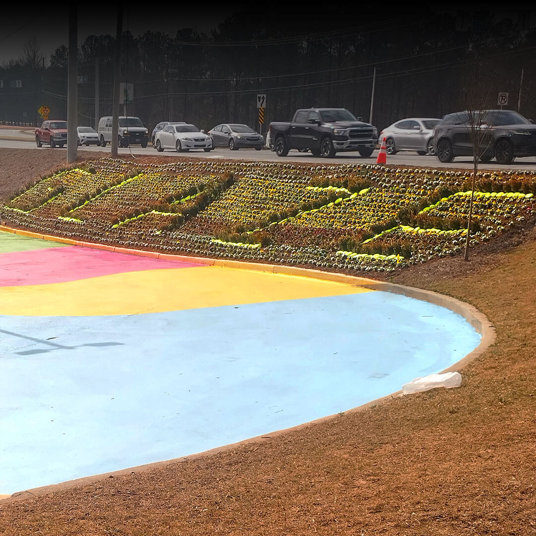 art-walk-flower-bed