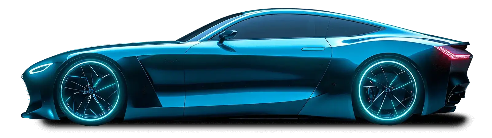 blue-neon-car